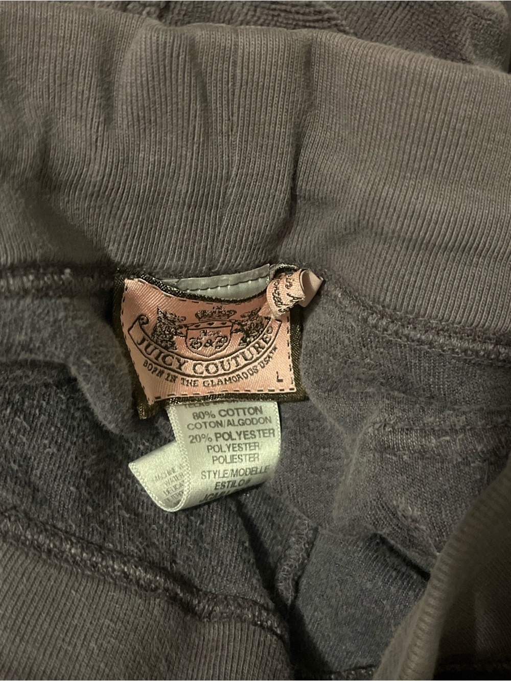Juicy Couture Velour Hoodie Set - Charcoal - Picture 5 of 7